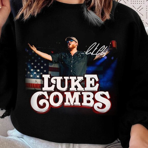 Other - Luke Combs Signature Shirt Luke Combs World Tour 2023 Tee Country Music Tshirt
